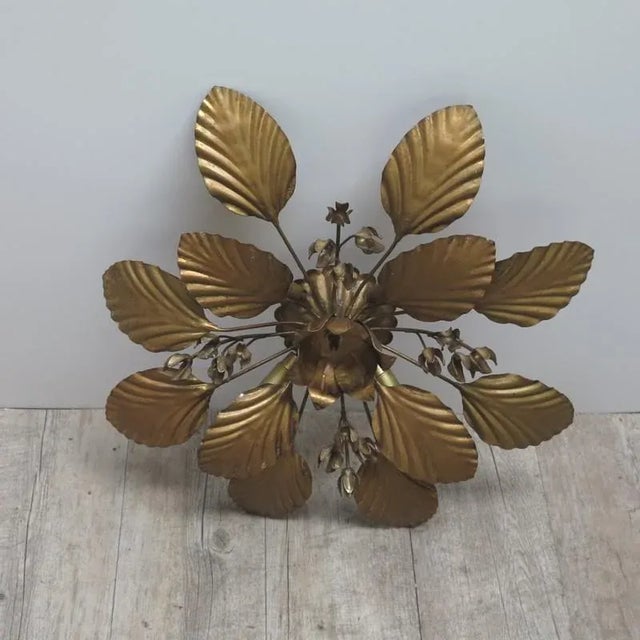 1950s Vintage Bronzed Sconces, 1950s, Set of 2 For Sale - Image 5 of 16