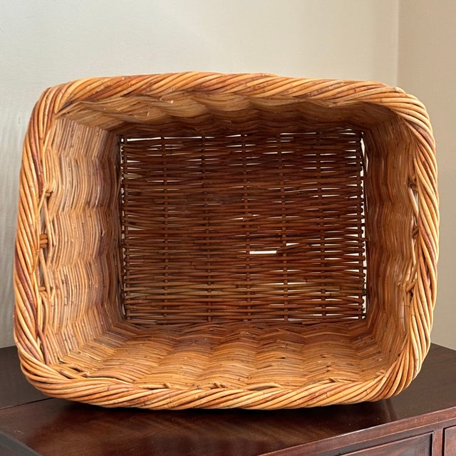 Vintage French-Style Storage / Kindling Basket For Sale In Baltimore - Image 6 of 11