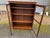 Late 20th Century Traditional-Style Walnut Wood 2 Glass Door Bookcase or Display Cabinet For Sale - Image 13 of 14