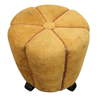 Mid-Century Ottoman by Jindrich Halabala, Former Czechoslovakia, 1950s For Sale