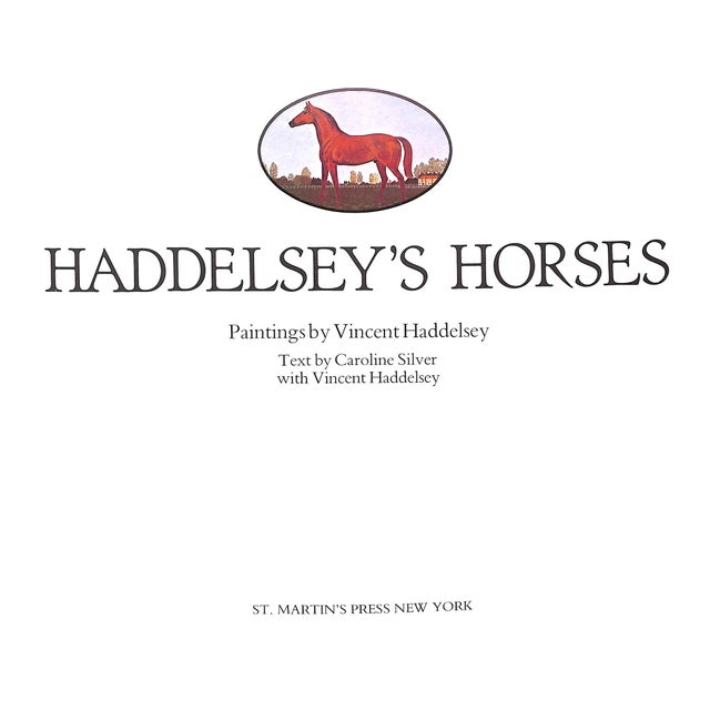 Traditional "Haddelsey's Horses" 1978 Silver, Caroline [Text By] W/ Original Remarque Horse Drawing For Sale - Image 3 of 10