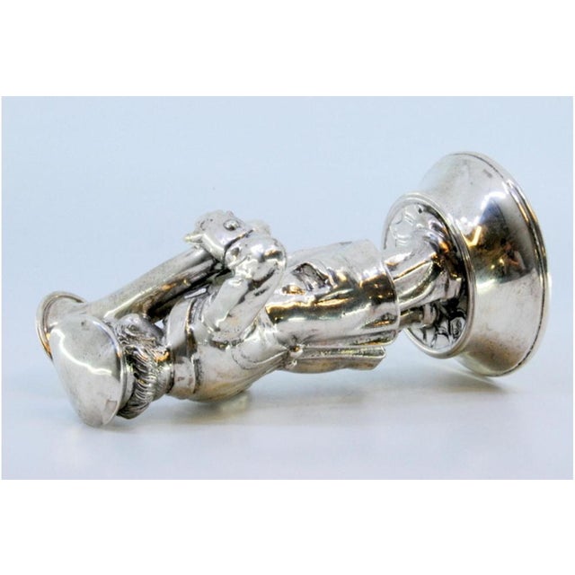 Metal Silver Musician Playing Tuba For Sale - Image 7 of 9