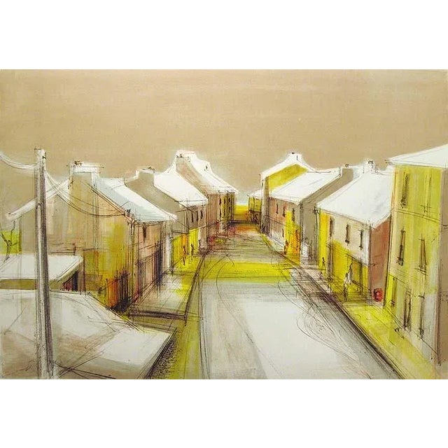 Impressionist Vintage Sacha Chimkevitch "Ardenne Village" Signed and Numbered Lithograph For Sale - Image 3 of 6
