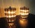 Vintage Italian Glass Quadriedri Table Lamps, 1981, Set of 2 For Sale - Image 6 of 13