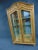 French French Style Carved & Faux Painted Curio Cabinet For Sale - Image 3 of 10