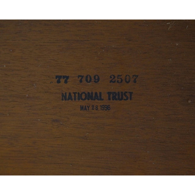 Kindel Louis XVI Style Mahogany Demilune Console Table For Sale - Image 13 of 13