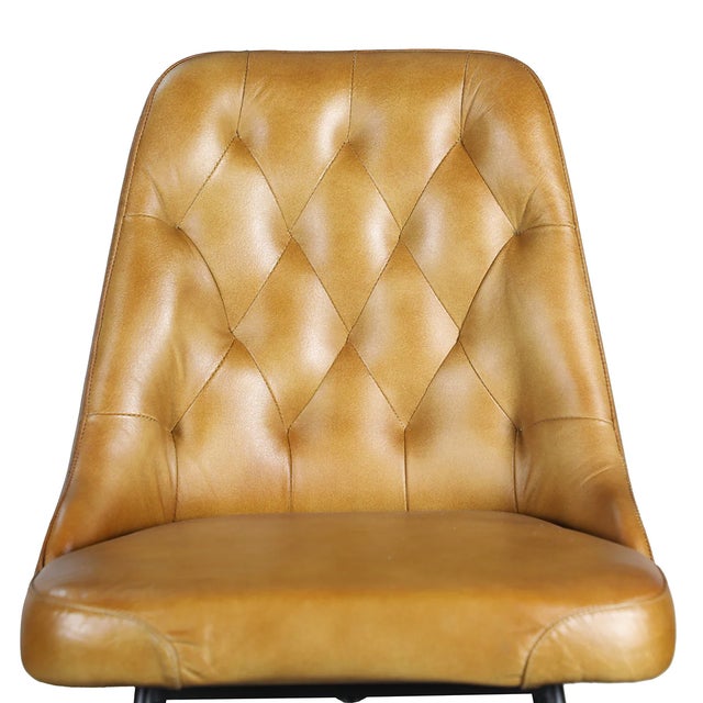 2020s Verona Leather Bar Stool For Sale - Image 5 of 5
