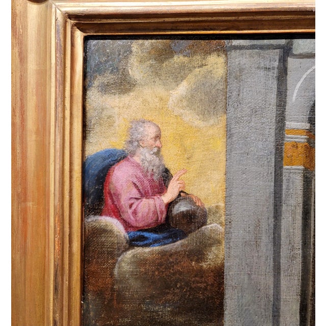 17th Century Italian Old Master -The Annunciation -Oil Painting For Sale - Image 9 of 13