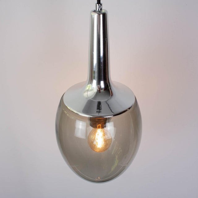 Metal Vintage Teardrop Pendant Lamp from Peill & Putzler, Germany, 1960s For Sale - Image 7 of 16