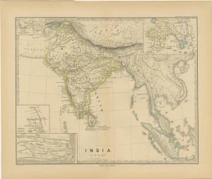 Cartography of the Indian Subcontinent, 1880s