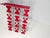 Vintage Space Age Wall Coat Rack in Red with Hat Shelf, 1960s For Sale - Image 9 of 18