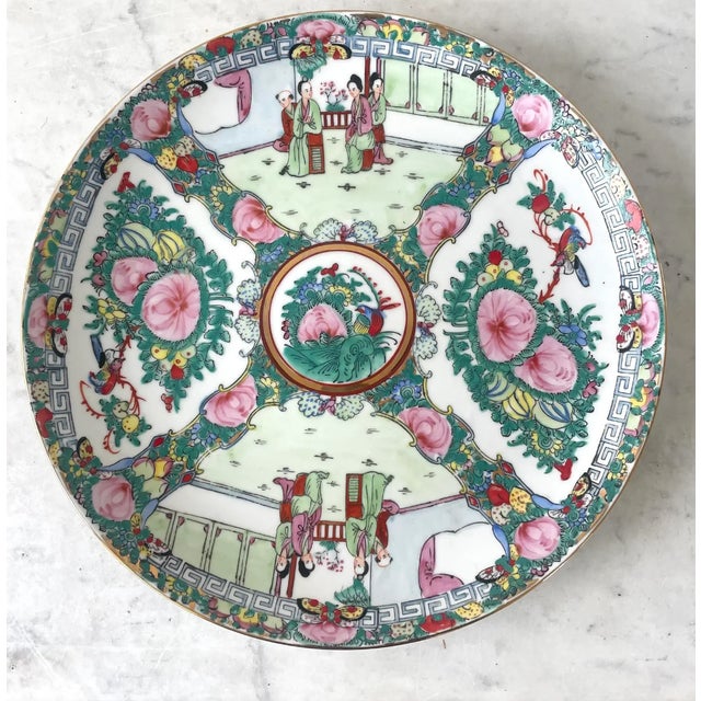 Ceramic Vintage Japanese Porcelain Decorative Platter - Stamped For Sale - Image 7 of 7