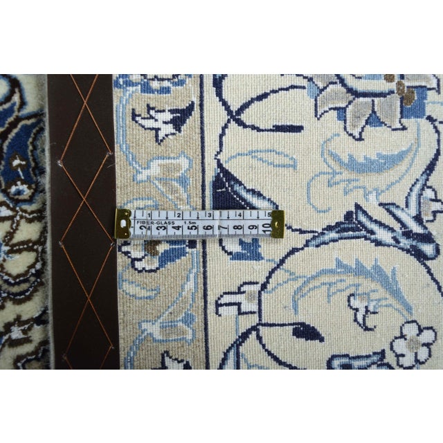 Hand-Knotted Oriental Rug with Silk For Sale - Image 12 of 13