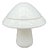 Mushroom Lamp in Opaline Glass by Res Murano, Italy, 1960 For Sale