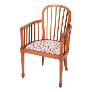 Art Deco Armchair in Beech, France, 1930s For Sale