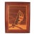 Vintage Framed Handmade Inlay Marquetry Picture - Sailboat For Sale