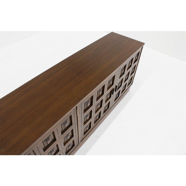 Vintage Spanish Brutalist Credenza, 1970s For Sale - Image 9 of 10
