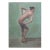 Nude Figure Study, Standing Female Figure With Sage Green by M. Z. Murphy For Sale