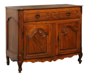 1750s French Louis XV Walnut Provençal Buffet