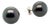 Late 20th Century Pair of 17.5mm Tahitian Pearl Stud Earrings For Sale