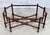 Hammary Mahogany Faux Bamboo Coffee Table With Scalloped Glass Top For Sale In Providence - Image 6 of 12
