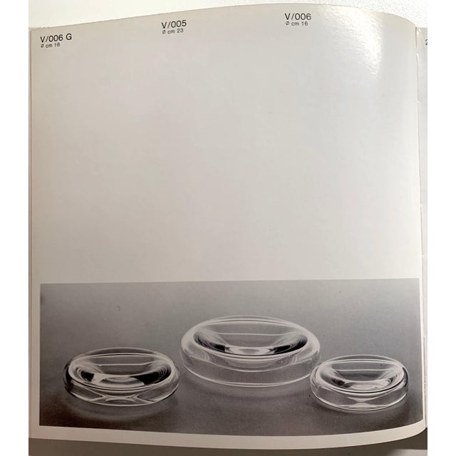 Suspended Clear Glass Bowl by Alfredo & Flavio Barbini for Barbini Murano, 1972 For Sale - Image 10 of 11