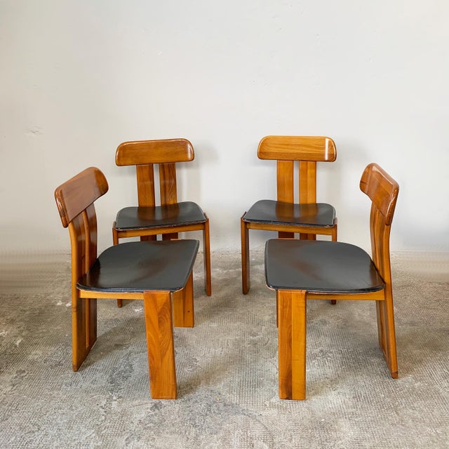 Sapporo Dining Chairs by Mario Marenco for Mobilgirgi, 1970, Set of 4 For Sale - Image 4 of 13