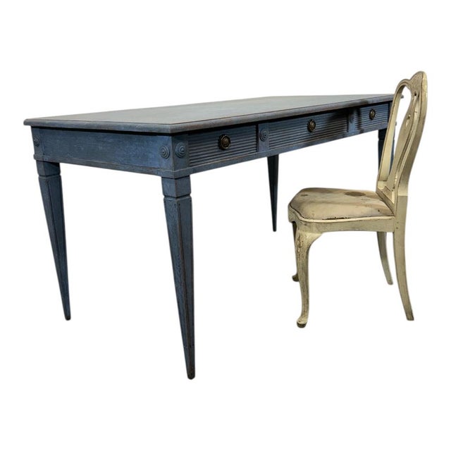 Antique Swedish Writing Desk, 1890s For Sale - Image 4 of 10