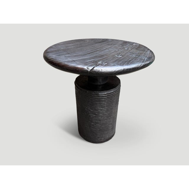 Contemporary Andrianna Shamaris Impressive Century Old Side Table or Entrance Table For Sale - Image 3 of 6