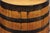 Wood Jack Daniels Whiskey Barrel Engraved Oak Wood With Metal Bands For Sale - Image 7 of 12