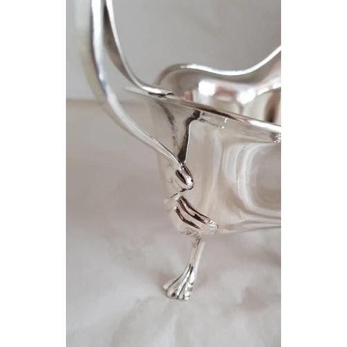 Antique Edwardian Sterling Silver Sauce Boat from Walker & Hall, 1907 For Sale - Image 15 of 18