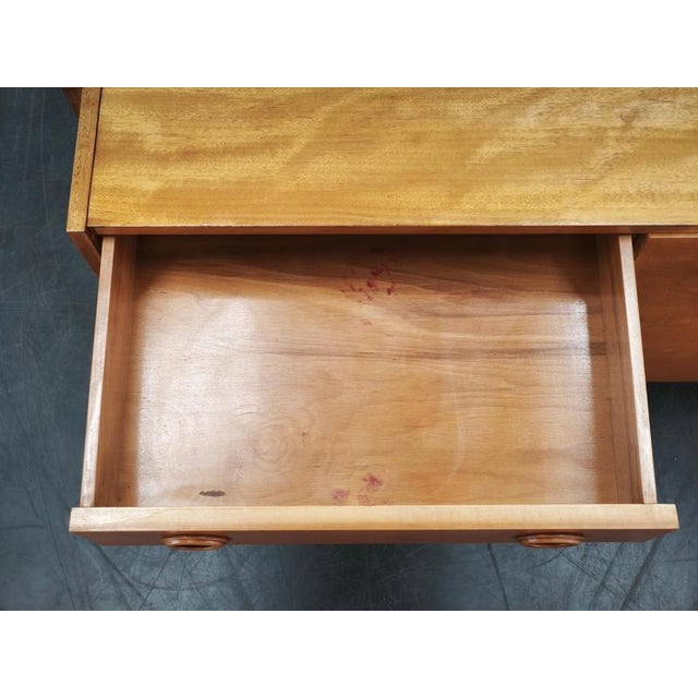 Czechoslovak Maple Sideboard with Drawers and Cabinet, 1960s For Sale - Image 9 of 18
