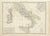 Early 19th Century Antique Map of Italy with Inset of Rome, 1812 For Sale - Image 5 of 5
