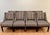 Textile Eight Designmaster "Miami Host" Dining Chairs in Duralee Velvet Stripe For Sale - Image 7 of 9