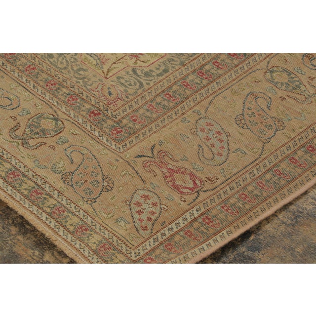 Traditional Antique Turkish Medallion Rug With Stately Medallion & Ornate Vinery - Rug & Kilim For Sale - Image 3 of 7