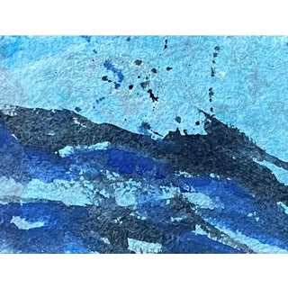 "Intuitive Flow" Botanical Painting on Cotton Paper For Sale