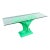 Boho Chic Green Banana Leaf Glass Top Console Table For Sale