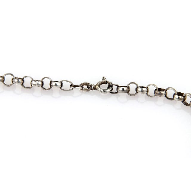 Late 20th Century Yaacov Heller Handshake Choker Necklace in Sterling Silver LTD 23/250 For Sale - Image 5 of 6