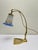Art Nouveau Brass Table Lamp with Glass Paste Lampshade, 1920s For Sale - Image 3 of 11