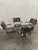 Set of 4 Vintage 1970’s Daystrom Chrome Tubular Dining Chairs With Wooden Armrests For Sale - Image 9 of 14