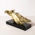 Brass Mid-Century Horse Bust Sculpture W/ Flowing Mane in Polished Brass on Black Base For Sale - Image 8 of 11
