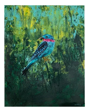 Magdalena Nalecz, Gardens of Delight 33, 2021, Acrylic on Canvas