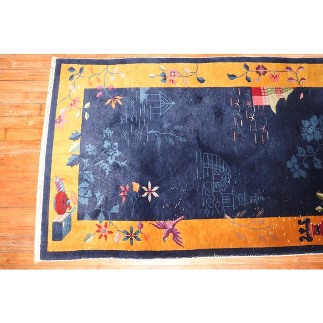 Zabihi Collection Chinese Art Deco Small Rug - 3' x 5' For Sale In New York - Image 6 of 7