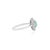 Metal Natural Cushion Cut Paraiba Tourmaline Double Halo CLuster Diamond Ring Size 6 For Sale - Image 7 of 18