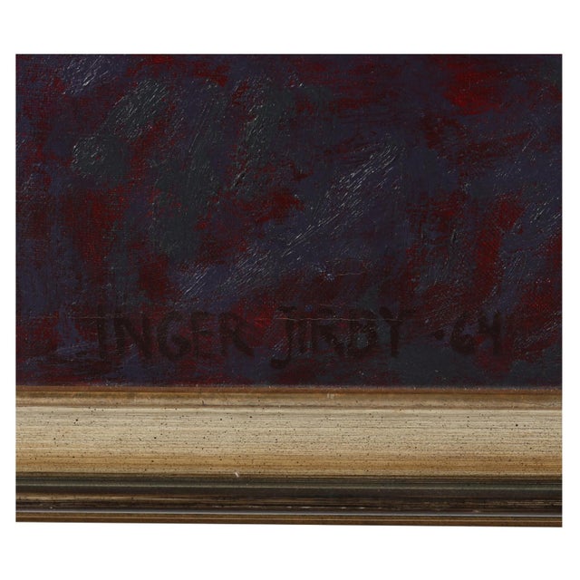 American 1960s Inger Jirby (Swedish-American, B. 1942), Modernist Still Life For Sale - Image 3 of 4