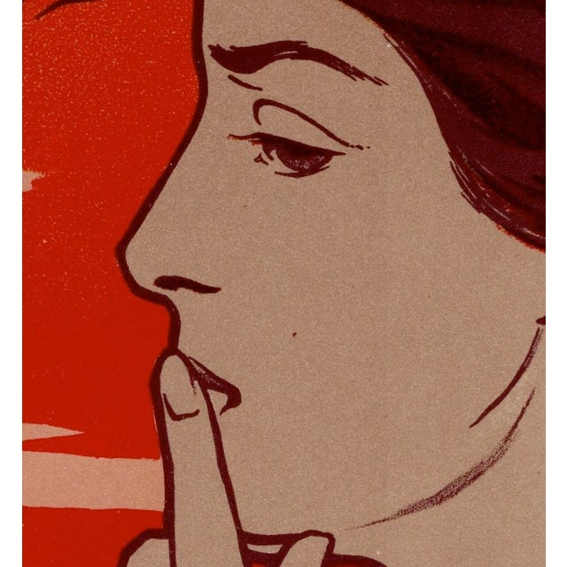 Late 19th Century Henri Meunier, L'Heure du Silence, 1897, Lithograph on Paper For Sale - Image 5 of 11