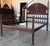 Wood 19th Century, Baroque Full Bed, Original Four Fluted Poster Spanish Bed For Sale - Image 7 of 13