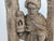 Mid 20th Century Pair of Mid-Century European Hand-Carved Wood Watchman Figural Relief Panels, Brown For Sale - Image 5 of 12