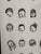 Vintage Artisan Ink Sketch of Many Artist Faces Entitled “Artist Seen” For Sale - Image 9 of 10