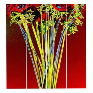 Photography Mixed Media Red Sol by Albert Delamour For Sale